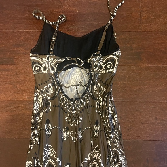 Sandro Bandana Print sleeveless Midi Dress Size 6 - Picture 13 of 16